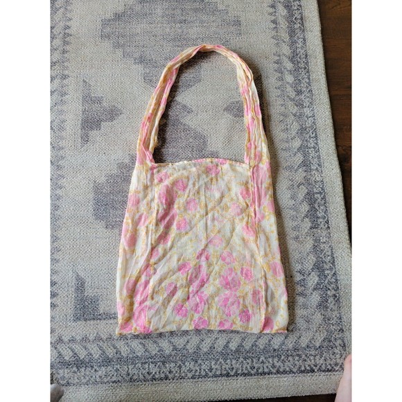 Free people See Through Pink And Cream Crossbody Bag - Picture 9 of 12